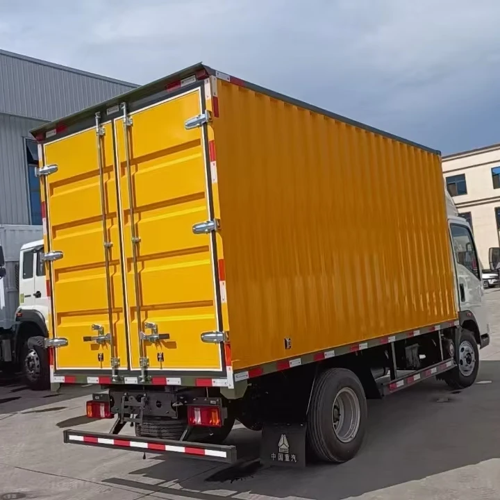 China Shacman Factory  3-5 ton Mini Van Cargo Truck Shacman L3000 Cummins Engine Cargo Van Truck