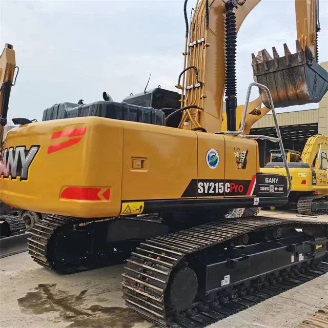 Sany crawler excavator Sy215c Used Sany Sy 215 Excavator Price 20Ton Second Hand SANY 205 215 235 Medium Excavators in China