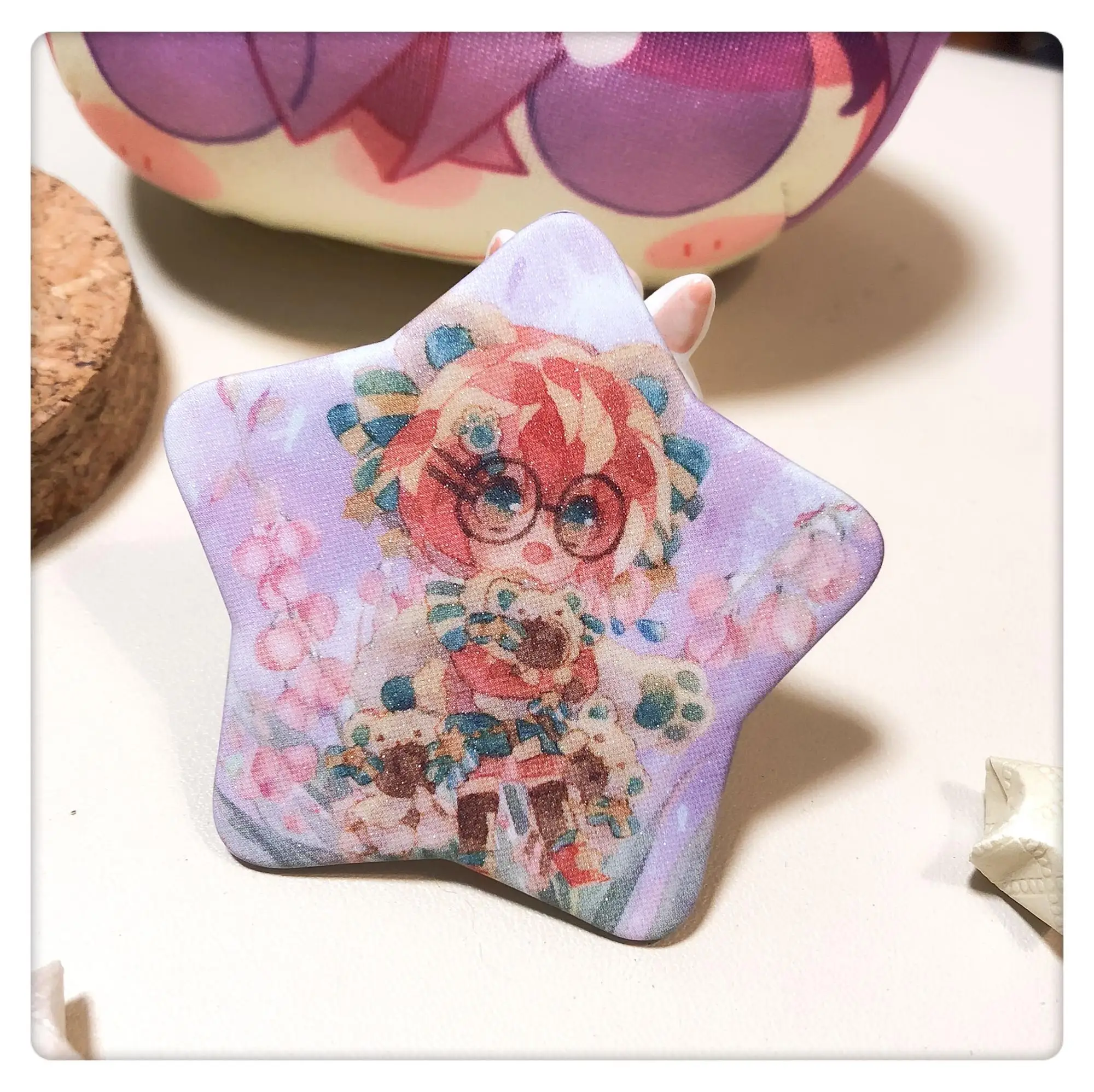 
Juno Creative wholesale star pin badge, custom star shape buttons with your own logo 