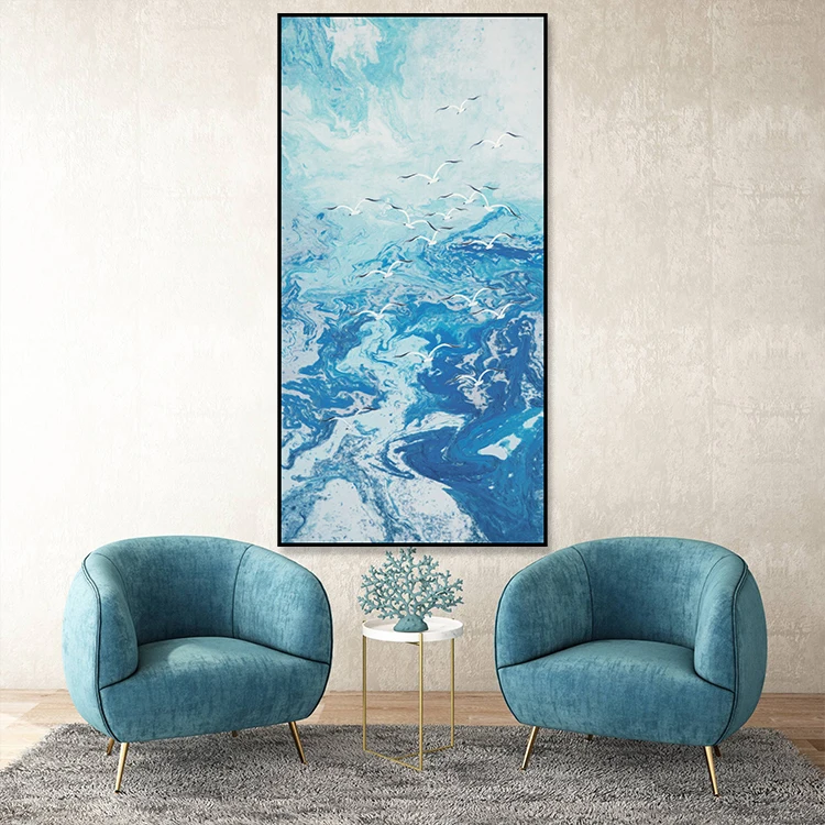 embroidery Modern light luxury style painting of birds decorative painting traditional chinese painting horse wall art