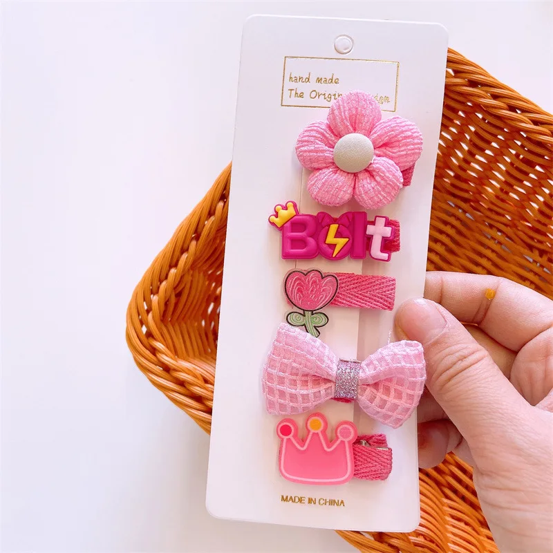 Child High Quality Hair Bows With Clips Cute Hair Accessories Princess Hair Decoration For Girls