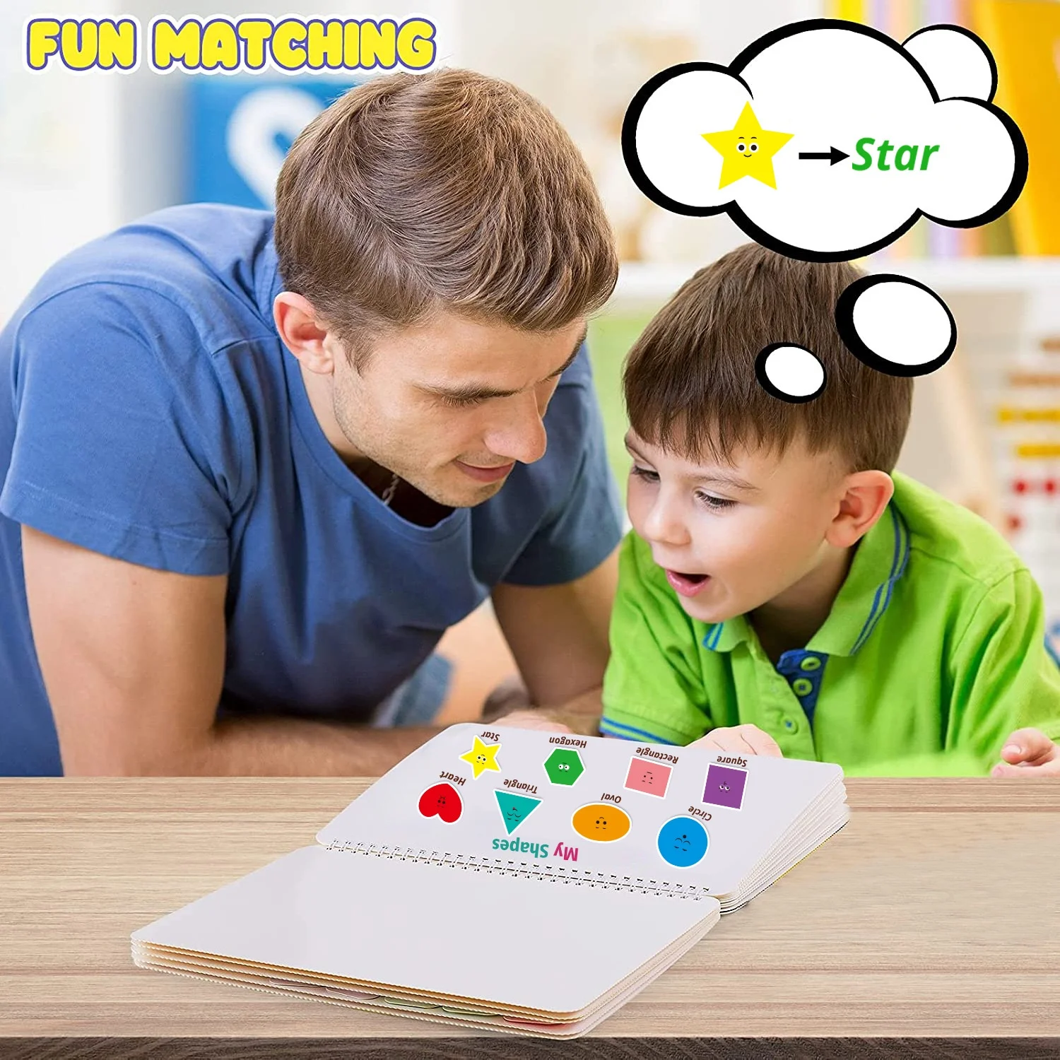 My Busy Book for Toddlers Preschool Activity Educational ABC Number Colors Shape Learning With 8 Erasable Color Pen