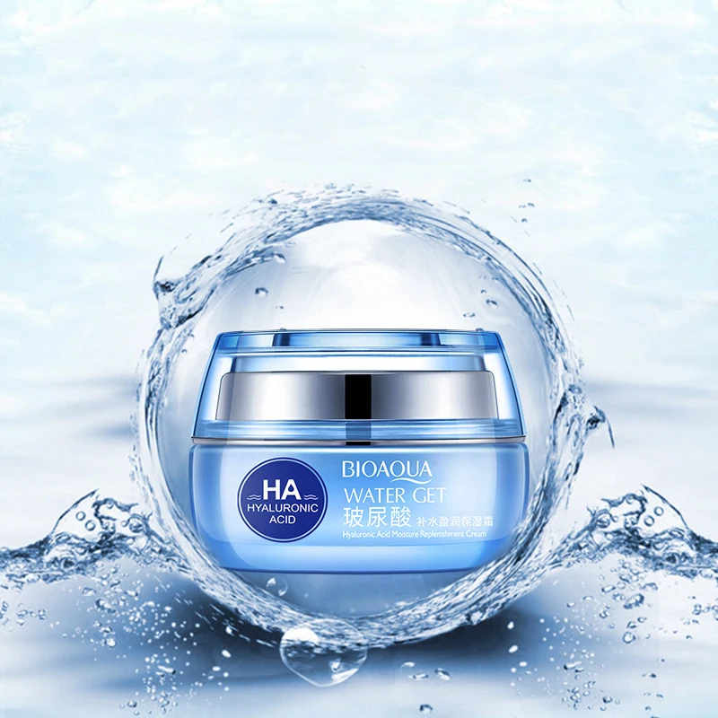 OEM Bioaqua manufacturer custom Hyaluronic Acid Hydrating and Moisturizing face care whitening skin Cream