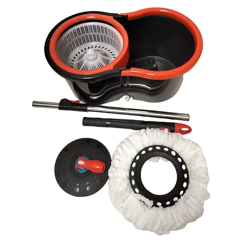 Custom Household floor wet cleaning mop Microfiber micro fiber twist 360 rotating Cleaning mop with bucket and spin