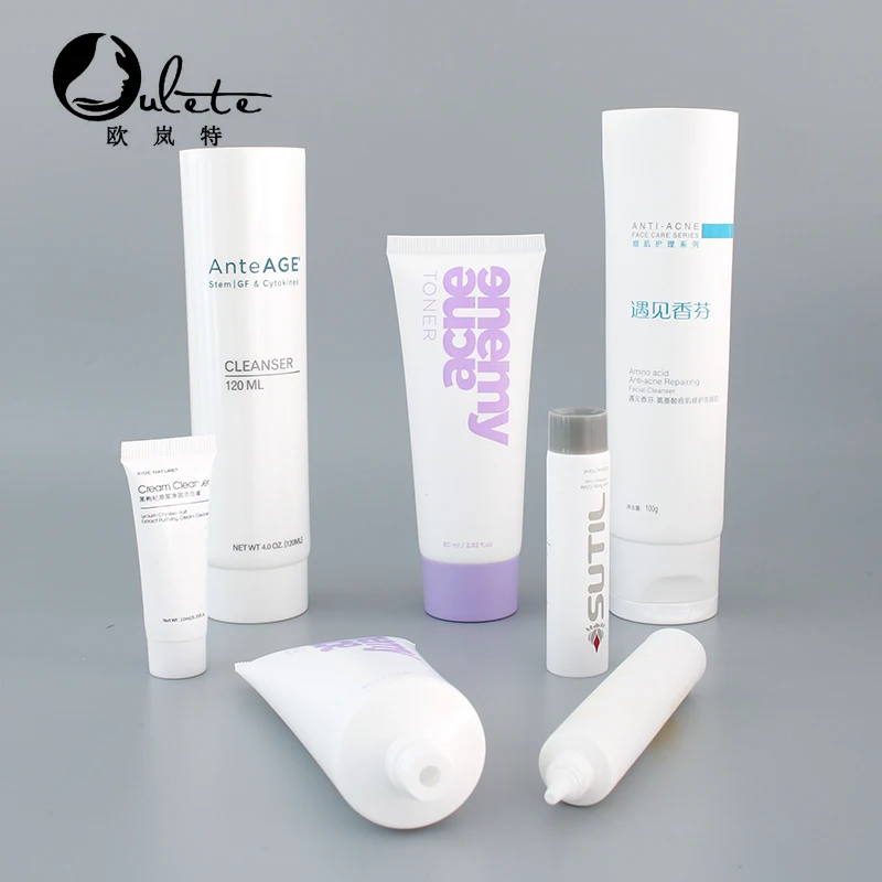
empty soft plastic tubes cosmetic hand cream packaging tubes 