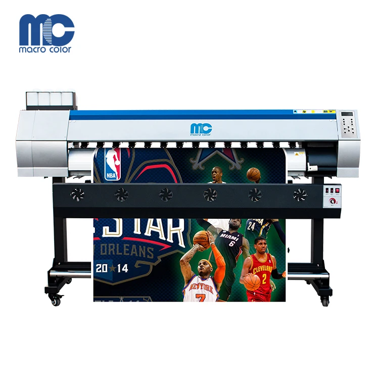 MC 1.6m 1.8m large format indoor outdoor water-based eco-solvent inkjet sublimation printer printing plotter