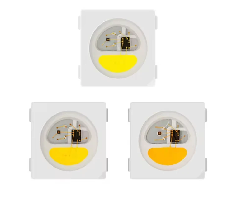 CHINA factory 4pin RGBW Digital Smart Light Diode SK6812 RGBW With IC built-in RGBW 5050 SMD Pixel RGBWW LED Chip components