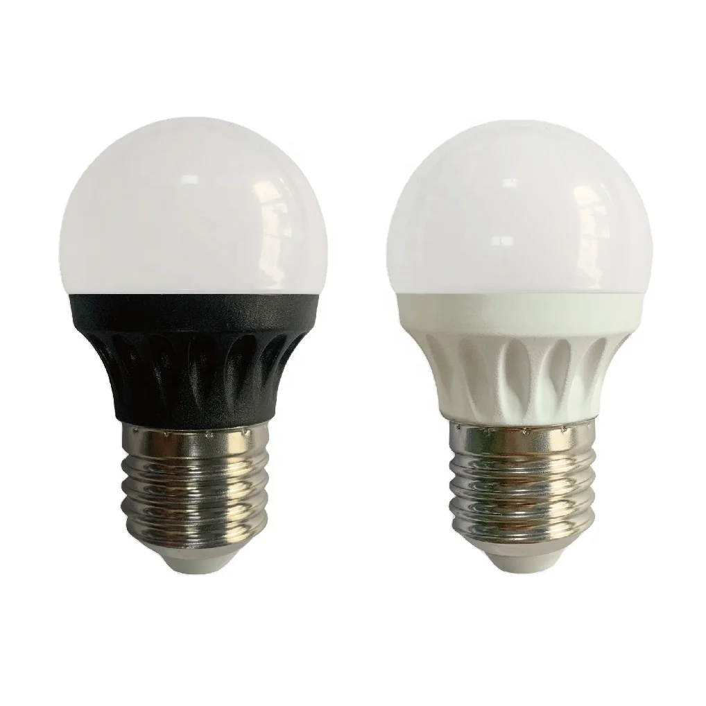 LED bulb lights 3W black globe bulb with ic driver 220-240vac E27/B22