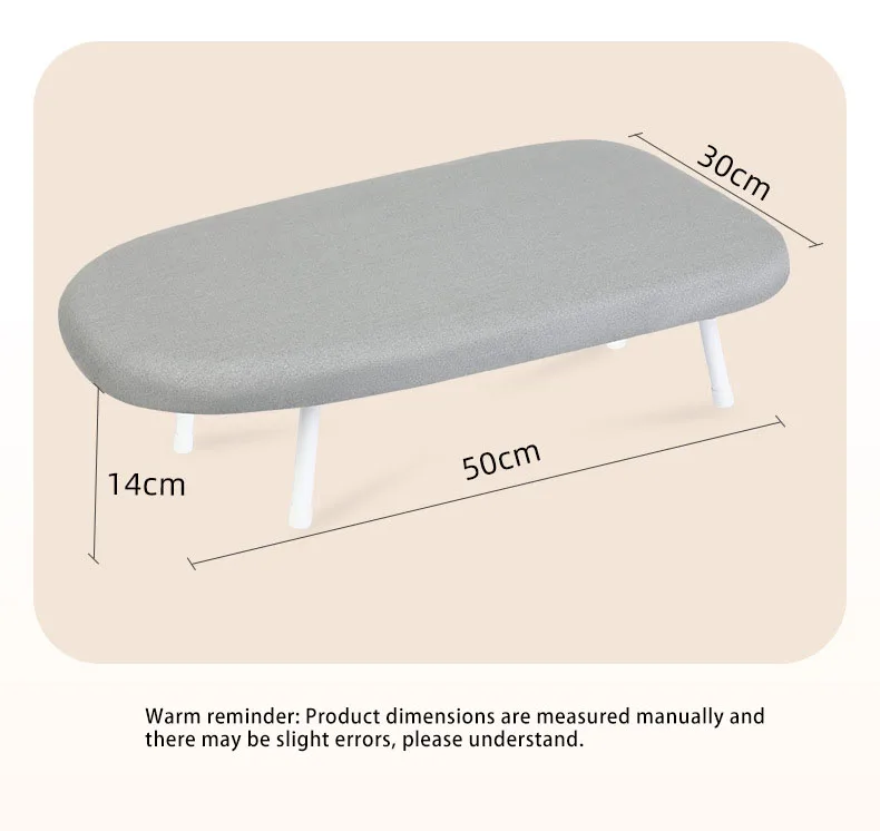three piece set  mini folding compact table-top ironing board