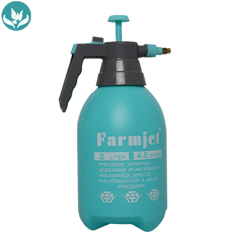 Farmjet 2L PE pressure hand sprayer adjustable nozzle garden sprayer for plant watering