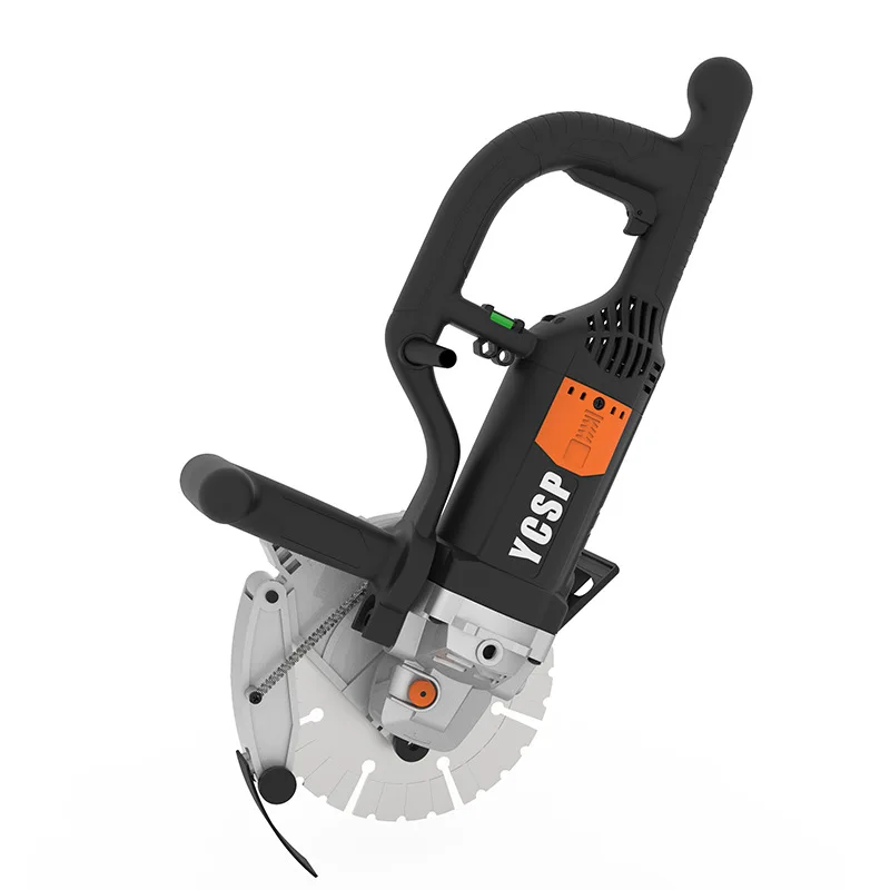 220V Large Single Chip Dust-free Slotting Machine For Wall Door Concrete Stone Road