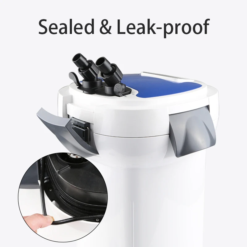 Sunsun HW Series Frequency Outside Aquarium Filter Ultra-Quiet External Aquarium Filter for Large Fish Tanks and Aquariums