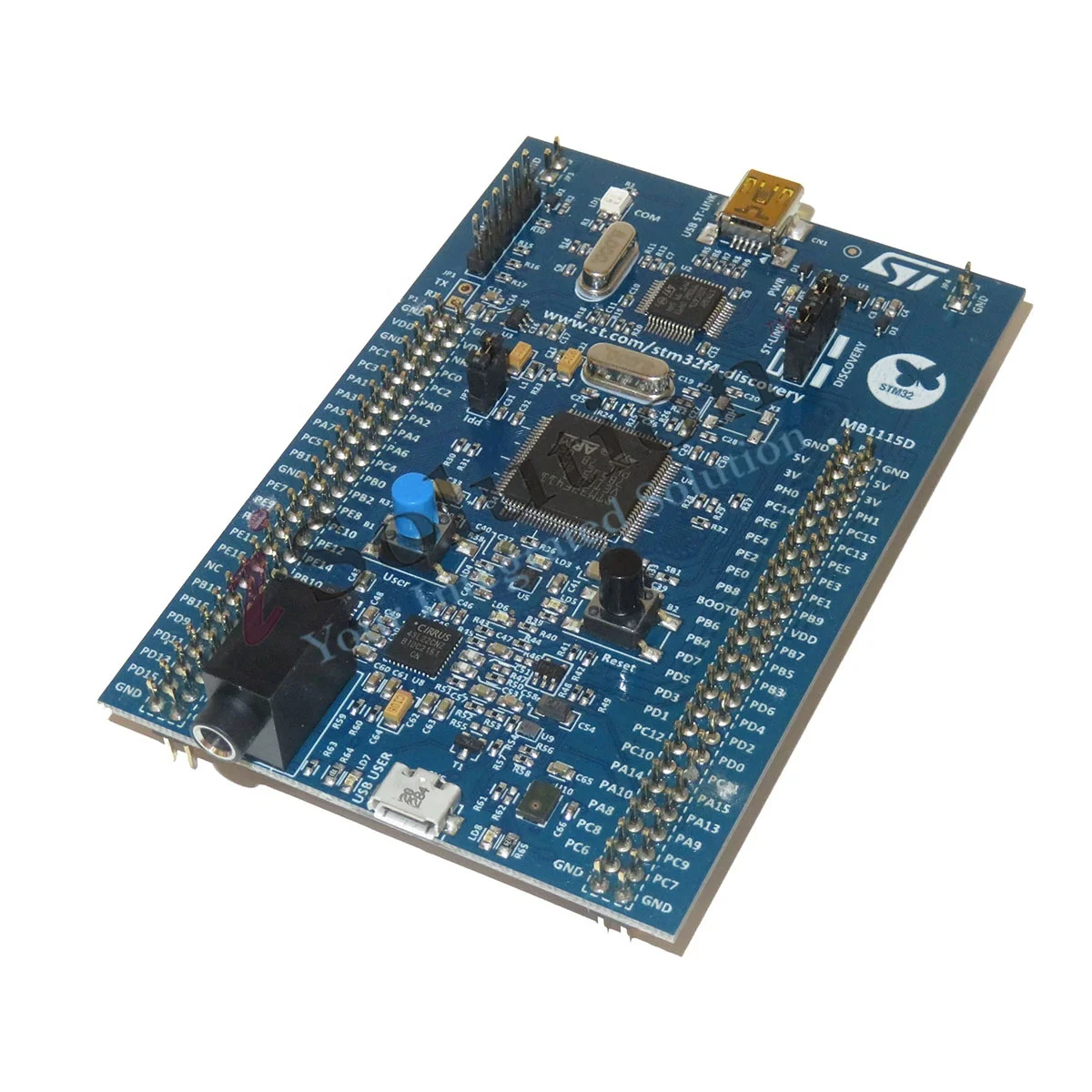 Original STM32F411E-DISCO 32F411EDISCOVERY, STM32 Discovery Board Kit with STM32F411VE MCU, Embedded Debug Tool ST-LINK/V2