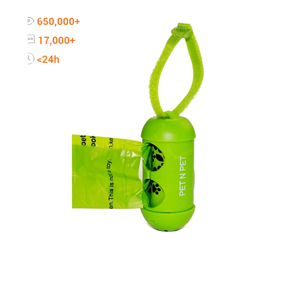 meilleure vente poubelle chien recharge chat chien sacs propres merde sacs pour animaux de compagnie