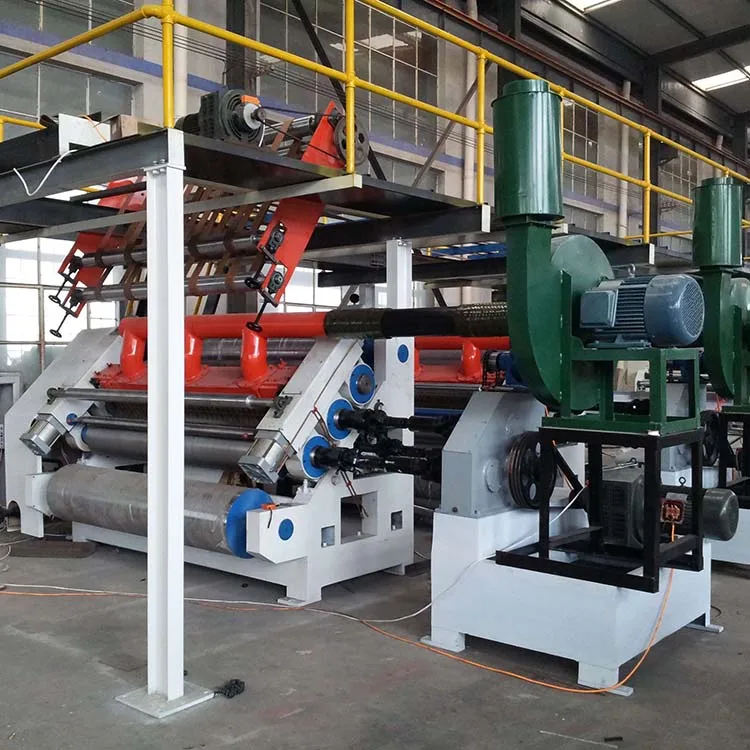 2 ply A/B/C/D/E flute corrugated cardboard making machine/corrugated single facer