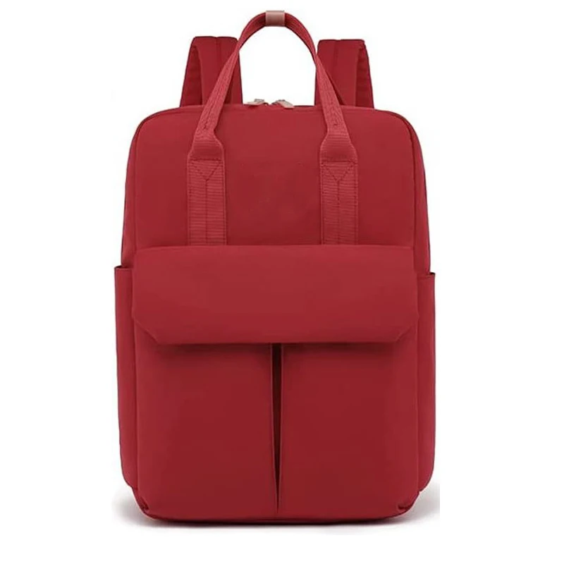 outdoor activities use red color oxford sports backpack bags for school