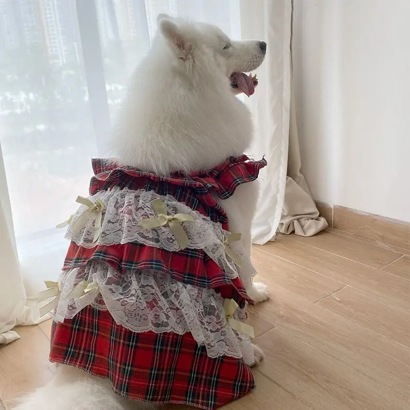 Рождественское платье для собаки