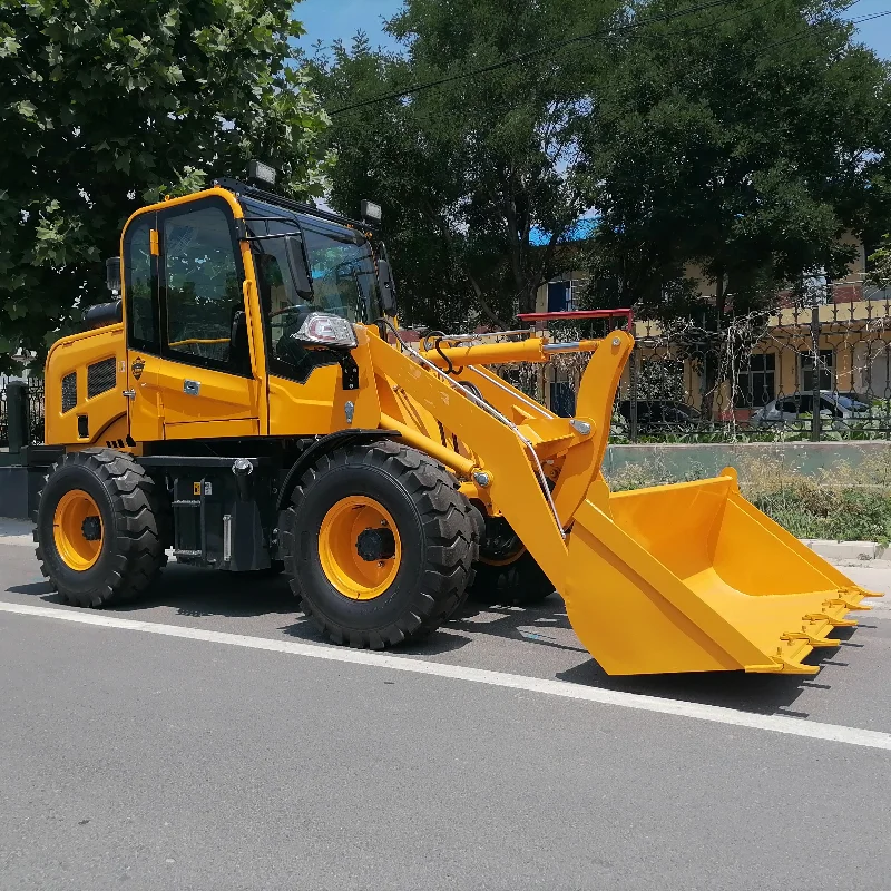 Высококачественное компактное колесное погрузочное оборудование 4x4 с сертификатом CE EPA для ферм и производственных предприятий