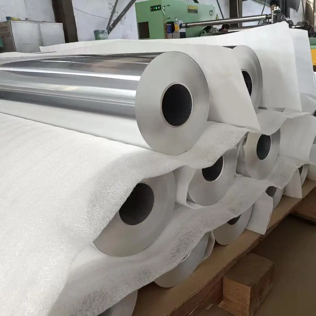 18 Micron Aluminium Foil Jumbo Roll 8011 Raw Material Aluminium Foil Big Roll Price