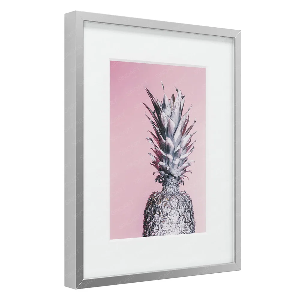 SINOART Silver Gold Black High Quality Deluxe Metal Frames Aluminium Photo Frame Metal Picture Frame