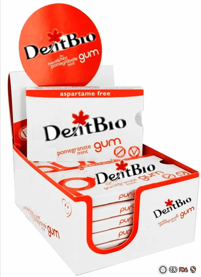 Kosher Private Label Service Blister Package 60g 100% Xylitol Chewing Gum