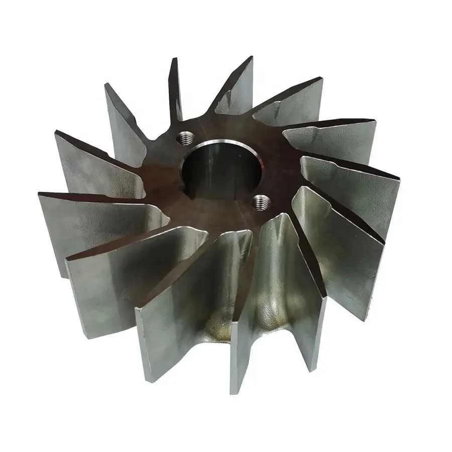 Customized Semi-Open Impeller Stainless Steel Casting Turbine Pump Water Pump Impellers Foundry