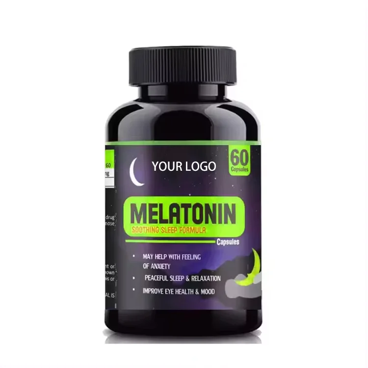 OEM price sleep supplements Vegan melatonin pills cas 73-31-4 5mg 10mg melatonin capsules