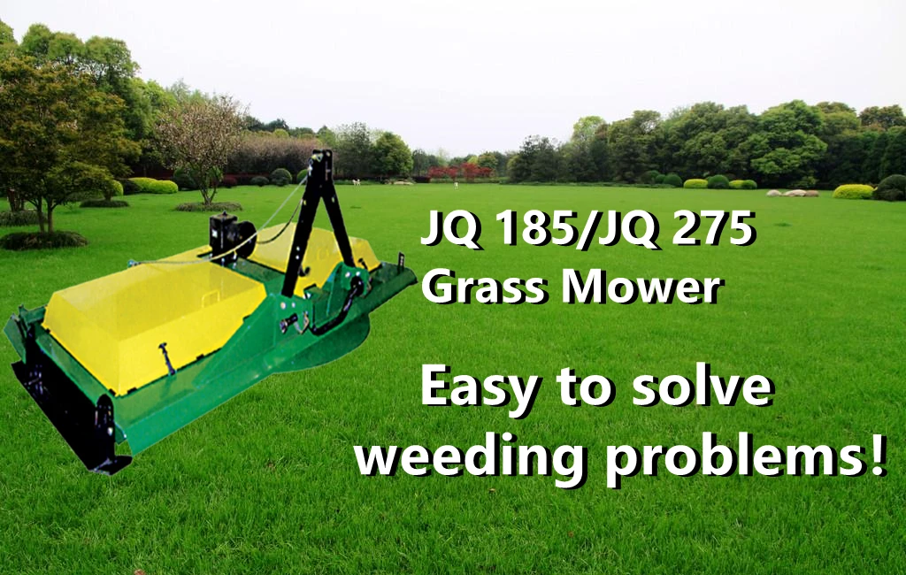 2023 JQ 2.75m tractor PTO Lawn mower Excavator Grass Shredder From China
