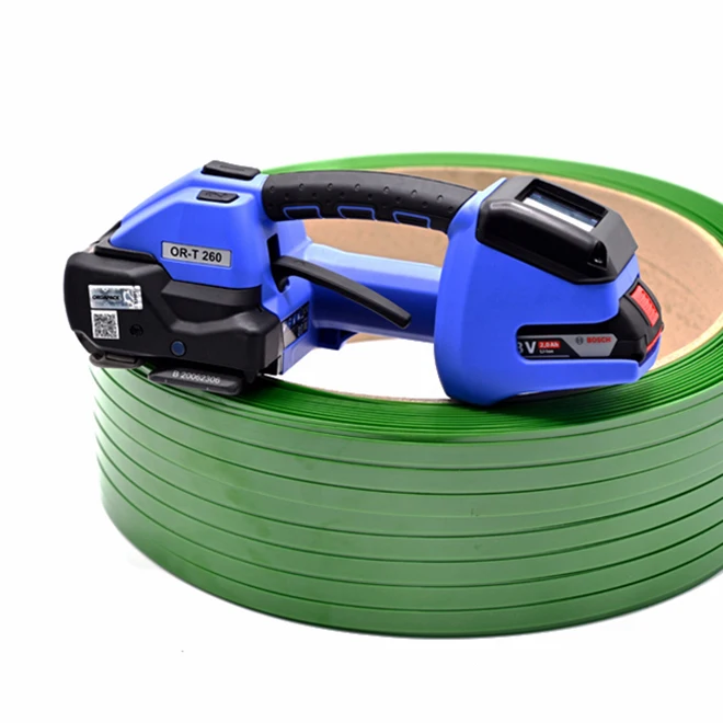 ZILI Plastic Green Smooth Customized PET Strapping band for battery strapping band used