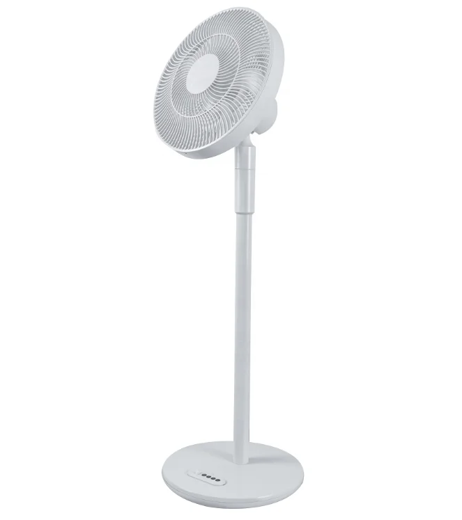 4 speed settings BLDC motor height adjustable oscillating air circulating conditioning fan