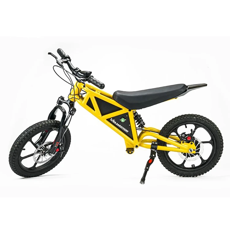 36 В бесщеточный двигатель со стальной платформой Детский Электрический мини-диртбайк перекрестный велосипед
