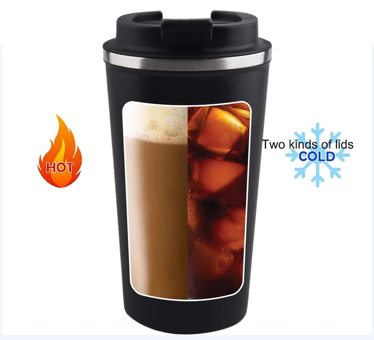 Custom Portable 17oz Double Wall Vacuum Stainless Steel Thermo winter Coffee Cup digital Thermo Mug With Led Temperature Display