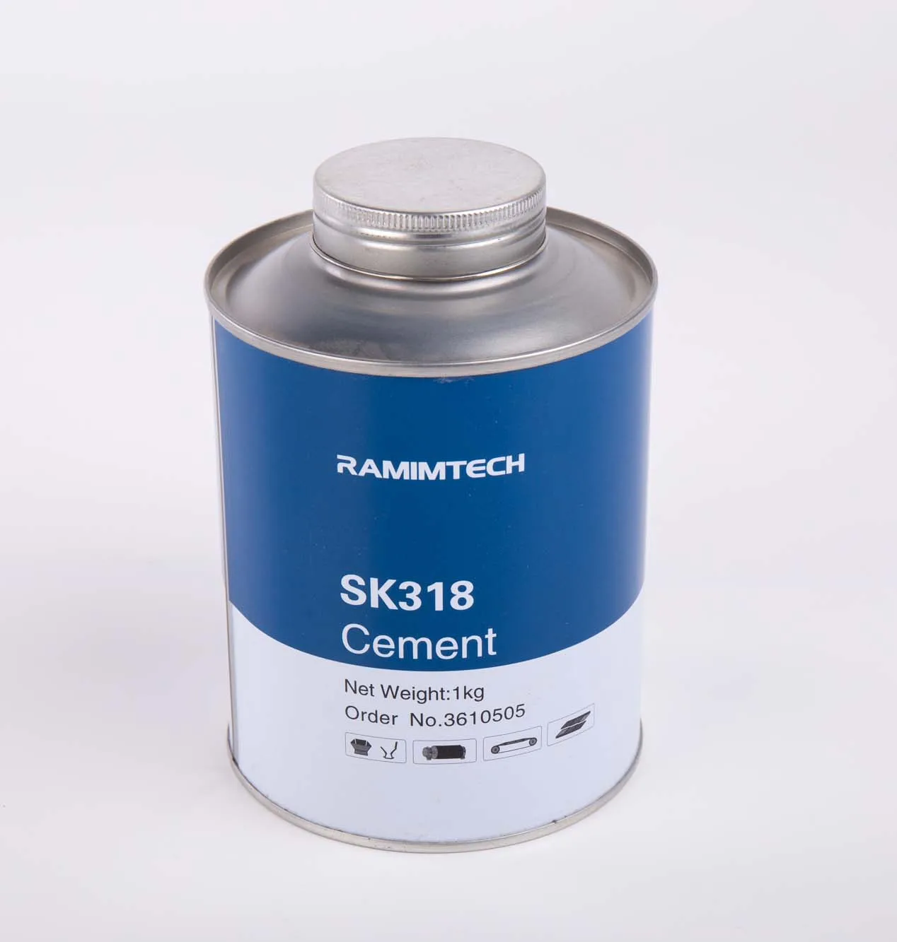 Cement plant conveyor belt cold vulcanizing rubber bond repair adhesive