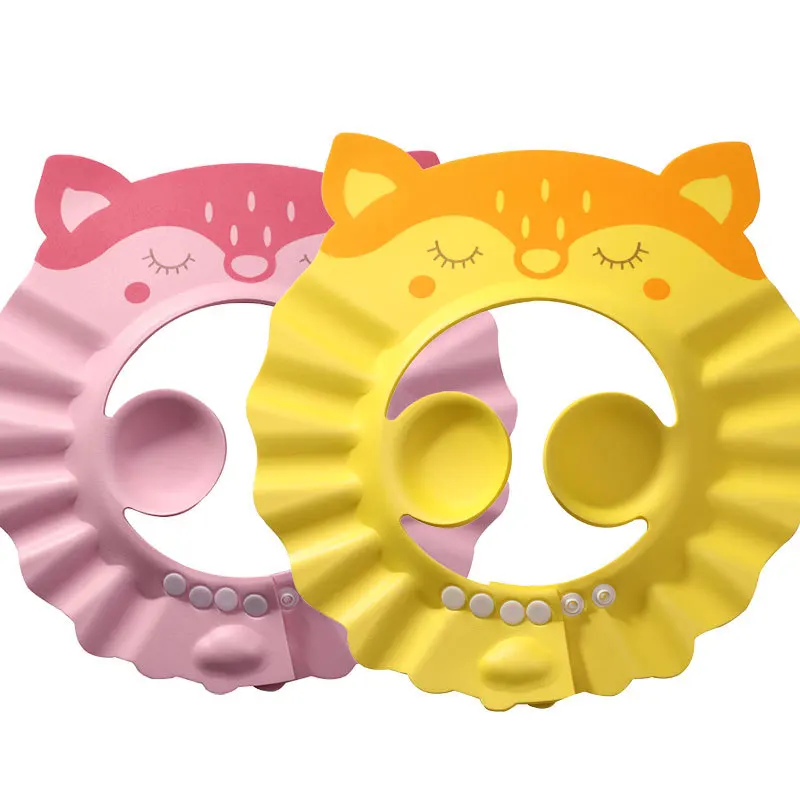 Soft Baby Children Adjustable Shampoo Bathing Caps Head Shower Hat Baby Shower Cap