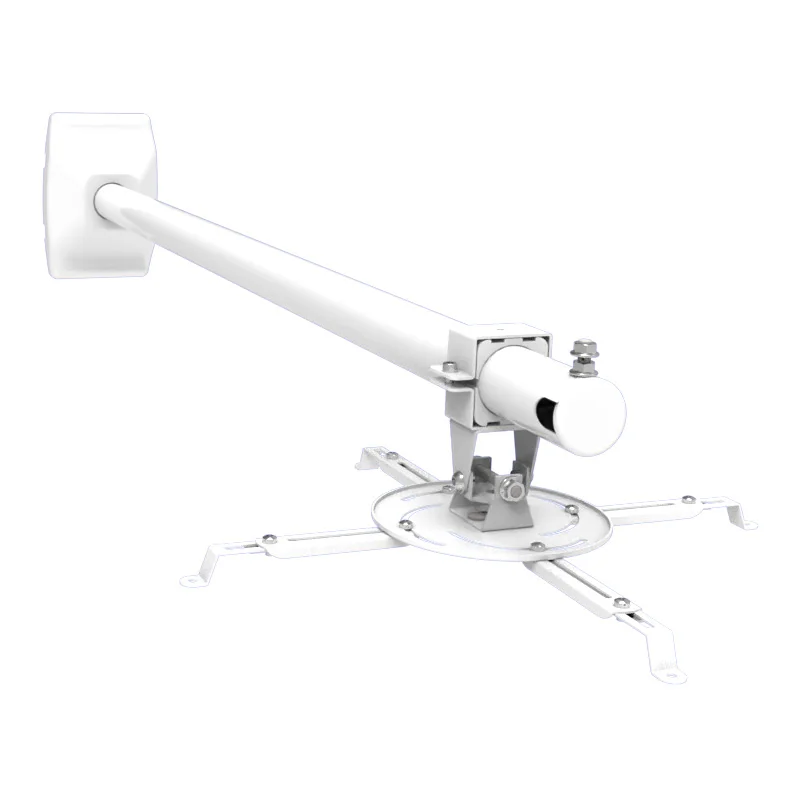 FocusMount PMCT-130 white Universal adjustable length short throw projector ceiling wall mount