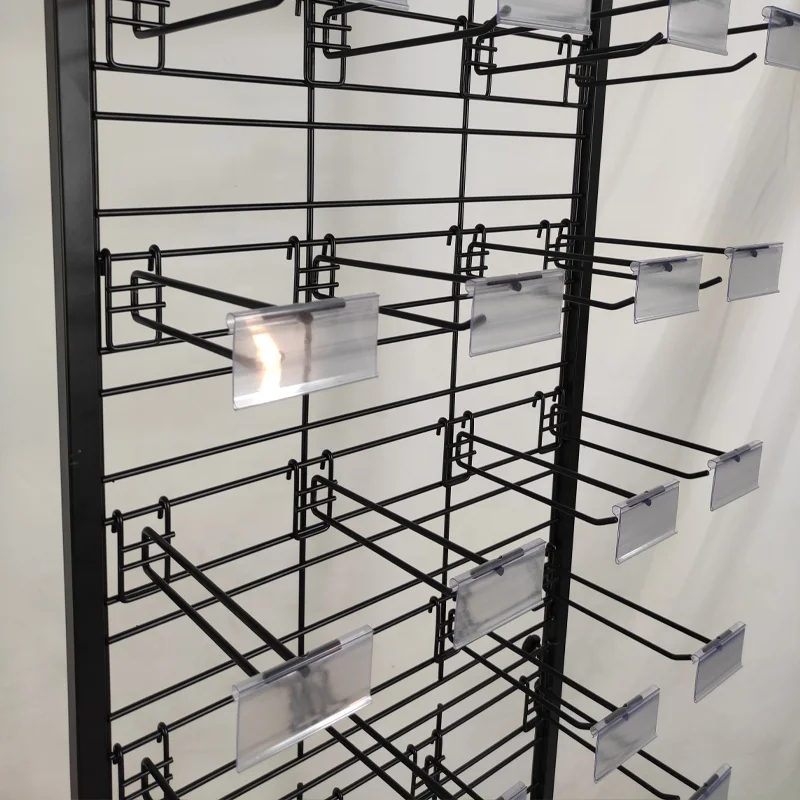 Store Retail Biscuit Potato Chips Candy Snacks Metal Display Stand Label Hook Tool Accessories Display Rack