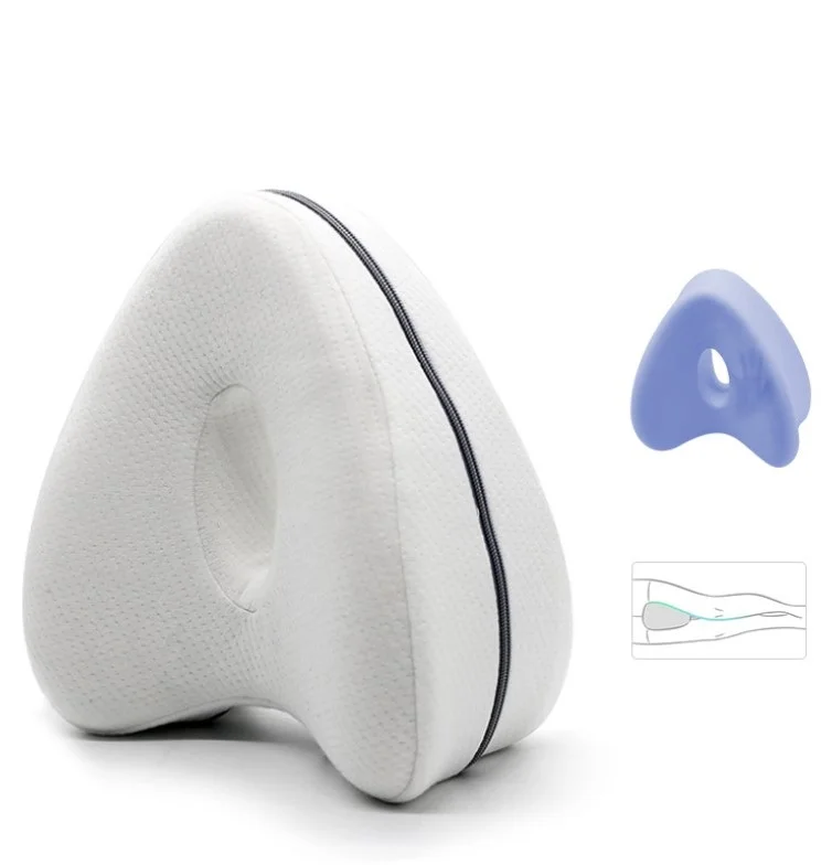 Amazon  hot sell  Heart shape Knee leg Pillow for Side Sleepers