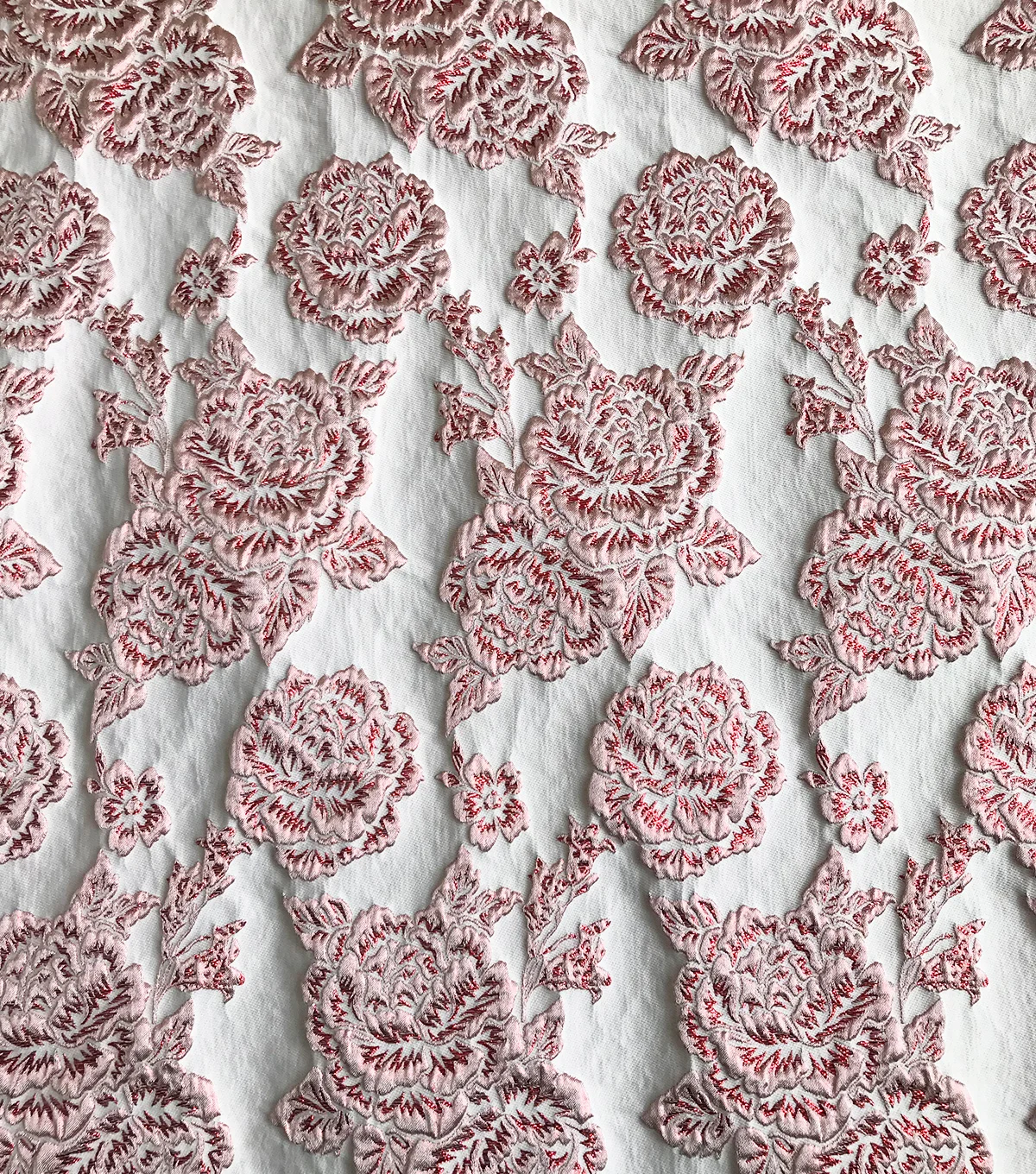 Dependable quality 100%POLYESTER OL STYLE/RETRO ROSE RED/BLACK JACQUAED