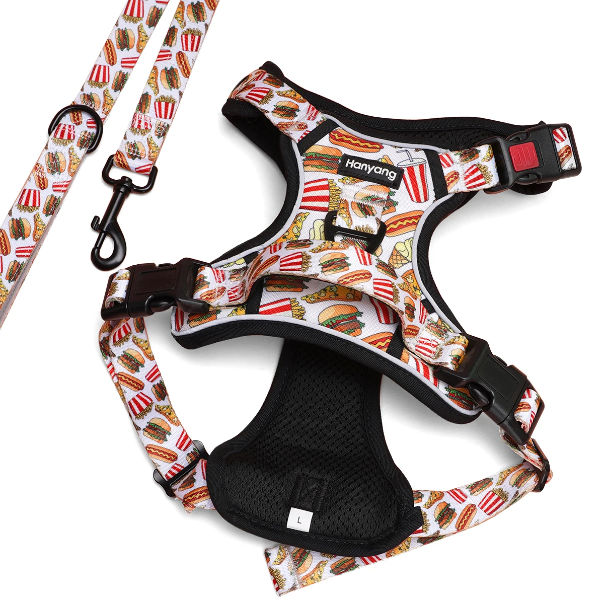 Oxford Dog Harness Vest Manufacturer 2023 Neoprene Wholesale Custom designer Tactical No Pull Dog Harness dog harness set