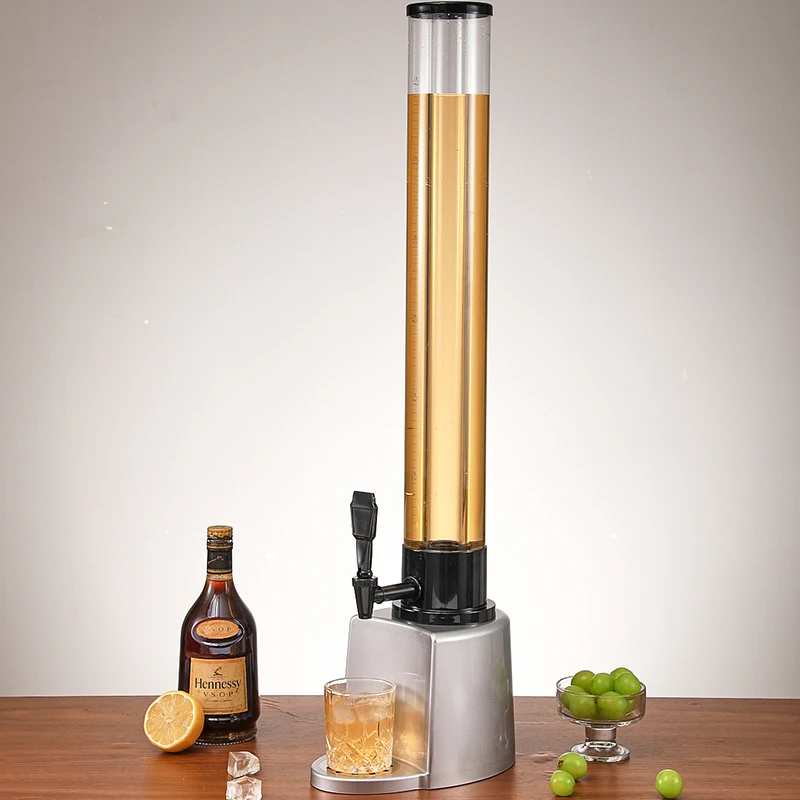 Wholesale KTV Beverage Parts Leo bar Beer Dispenser Keg Long 3L Tap BeerTower