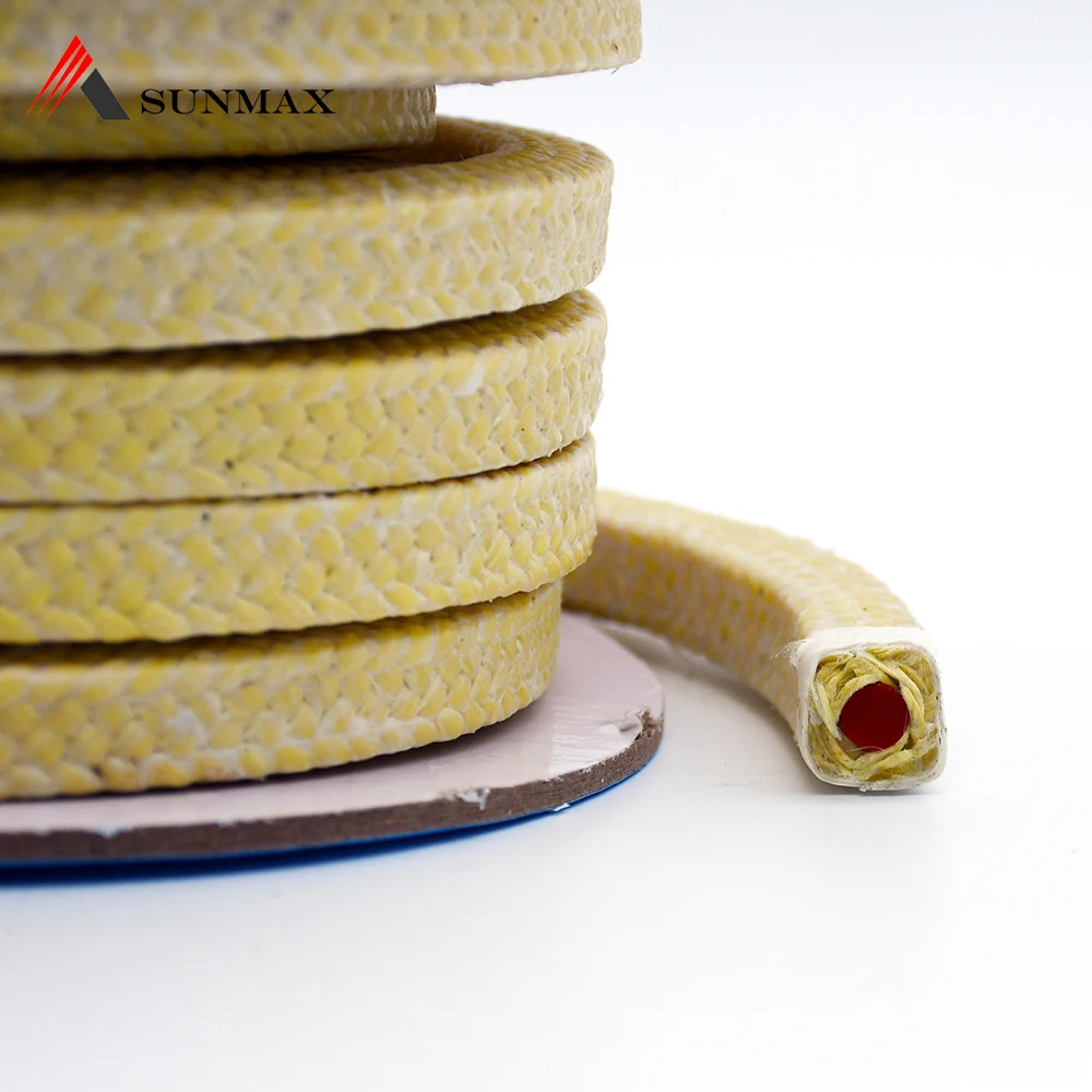 Непрерывная герметизирующая Втулка из арамидного волокна с дисперсией ptfe для насосов