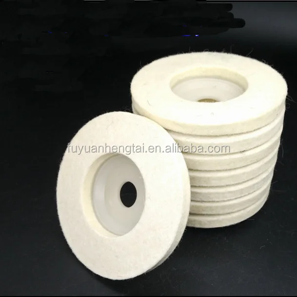 100% Wool Knife Edge Felt Wheel For Polishing Buffing Grinding Flexible Polishing Wheel