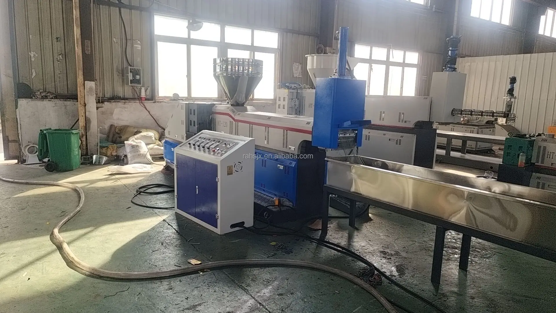 SJ -120/95 pp pe water cooling recycling pellet making granulator machine plastic