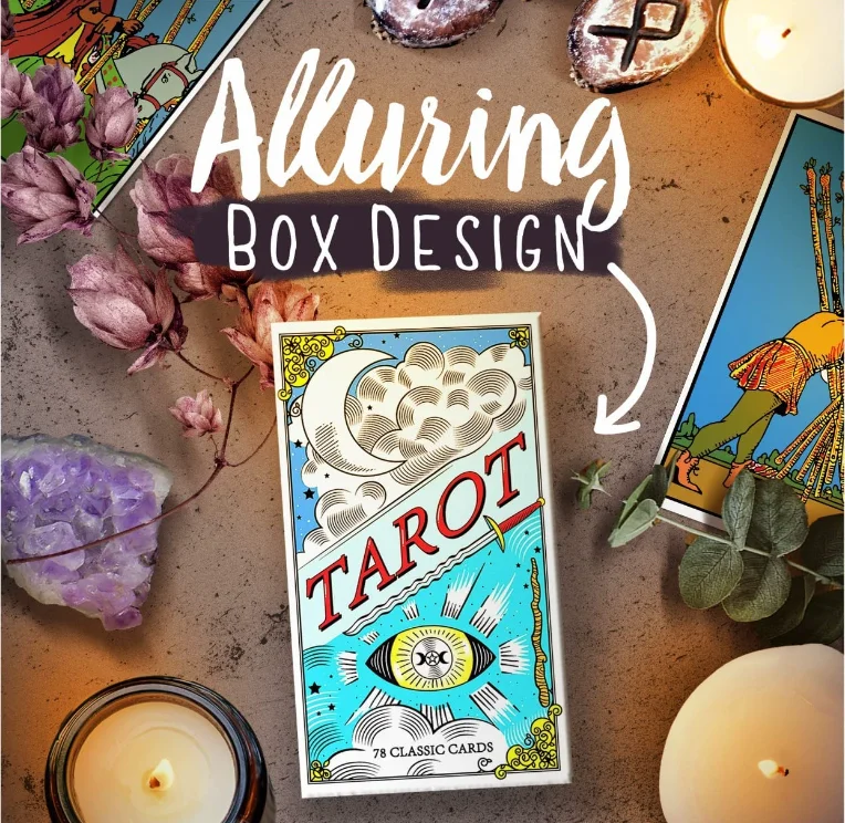 Оптовая Продажа с книгой испанские пустые карты оракула колода карт Таро для чтения