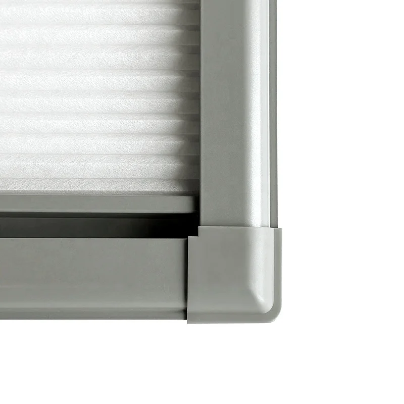 Interior inside open window  up & down window Honeycomb blinds with frame