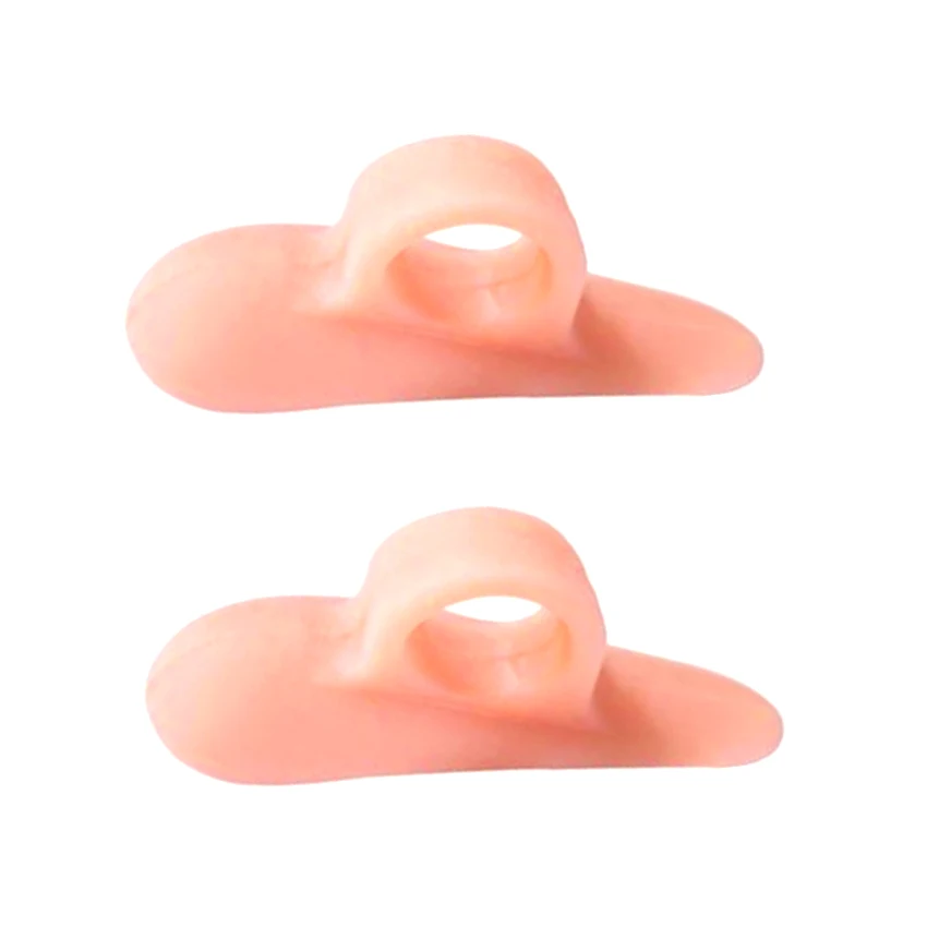 Singe Loop Gel Hammer Toe Cushion, Hammer Toe Mallet Shape Toes Protector, Gel Toes Support Silicone Metatarsal Pads HA00492