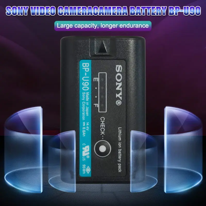 BP-U90 Battery for Sony PXW FS5 PXW FS7 PMW-EX280 & EX260 Digital Camera