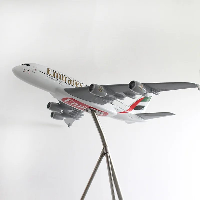 120cm Emirates Airline A380 1/60 Large Scale Model Aircraft for Display