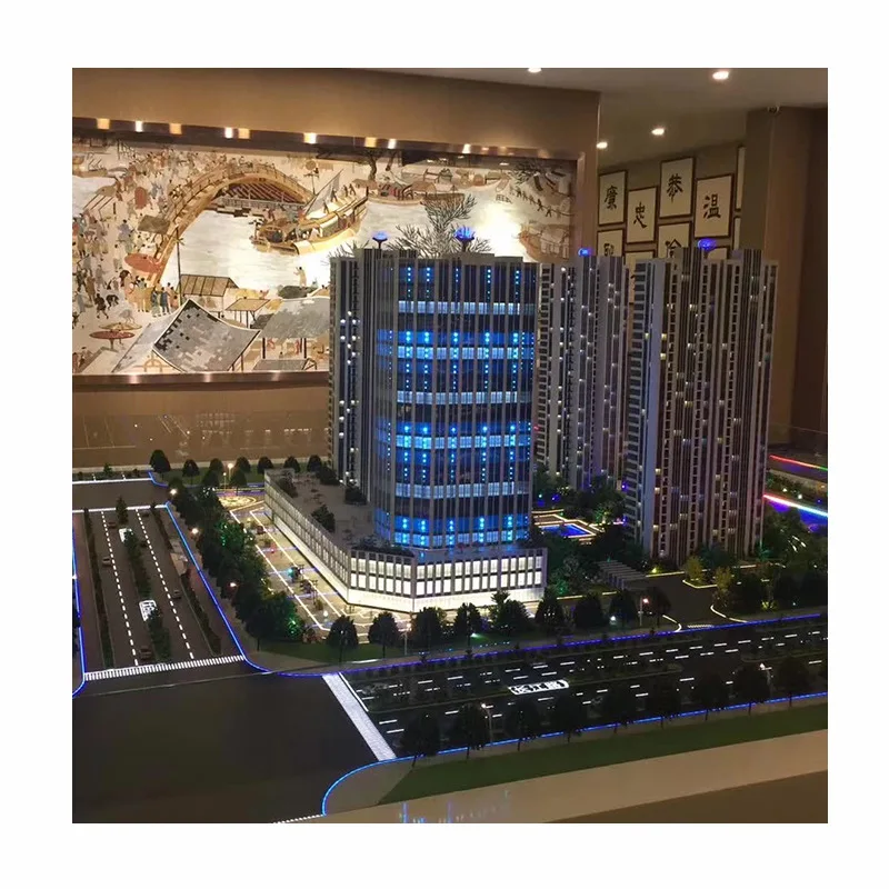 Manufacturers supply architectural models building miniature sand table model making real estate sales sand table