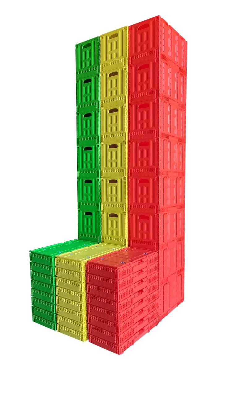 360 Eggs Box Foldable Transport Prevent Egg Liquid From Dripping Box with Lid Logistics Moving Shipping Crate Lockable Plastic